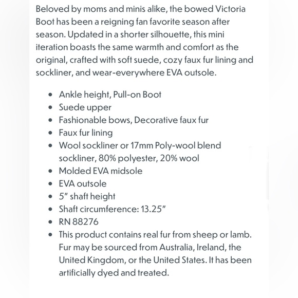 Koolaburra by UGG Victoria Mini Boots Black size 12 NWT - Picture 9 of 9